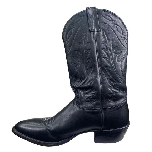 Nocona Mens Narrow Black Leather Western Cowboy Boot Size US 11 B main image 9